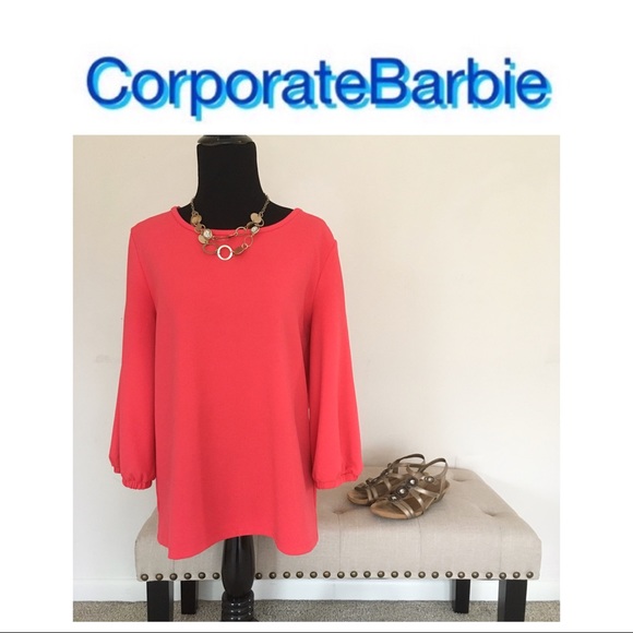 Ann Taylor Slit Sleeve Blouse - Picture 3 of 6